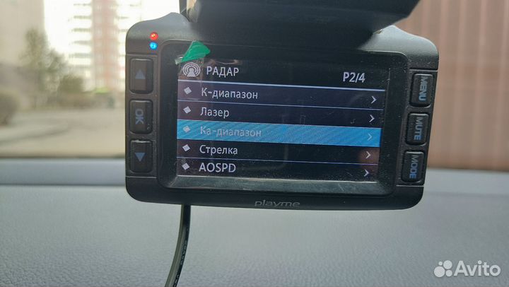 Видеорегистратор с радар-детектором PlayMe Turbo К