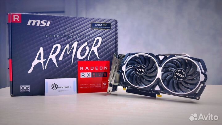 Видеокарта MSI RX570 OC Armor