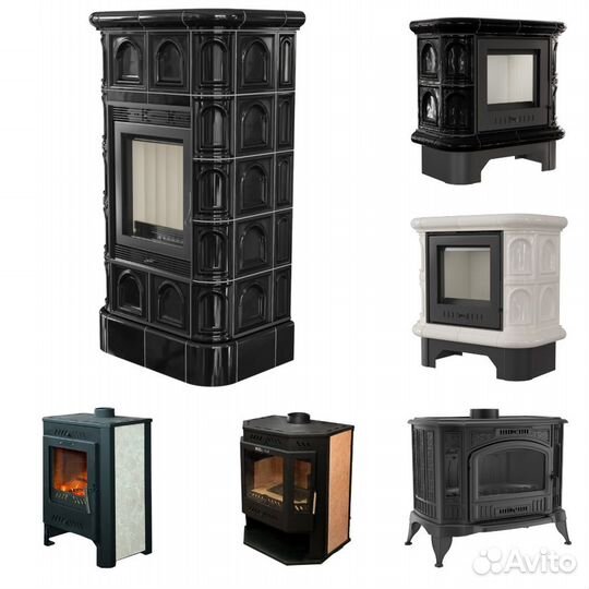 Печи камины для дома, чугунное печное литьё