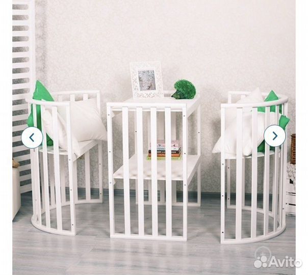 Детская овальная кроватка Incanto Nobelev 9 в 1