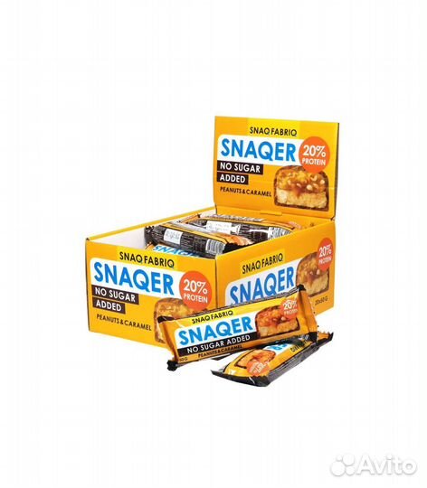 Батончик глазированный Snaq Fabriq snaqer, арахис