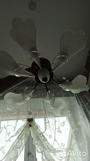 Люстра потолочная бу