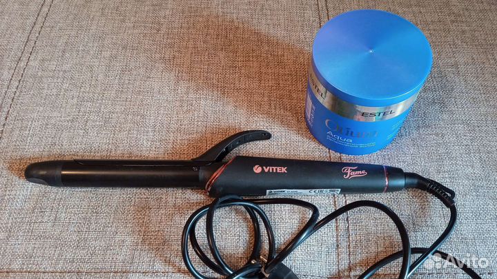 Плойка щипцы для волос, бальзам в подарок