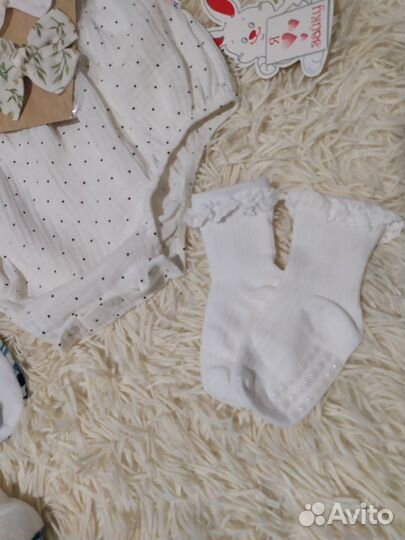 Пакет новых вещей для девочки 80-86 H&M