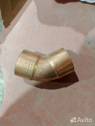 Отвод вп*вп 15,18,22,42,54мм, медные