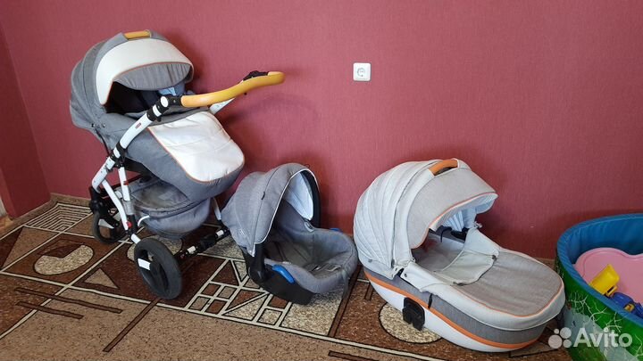 Коляска 3 в 1 bebe mobile