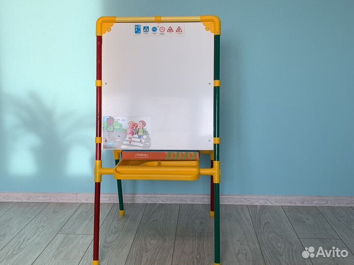 Мольберт двухсторонний детский ника