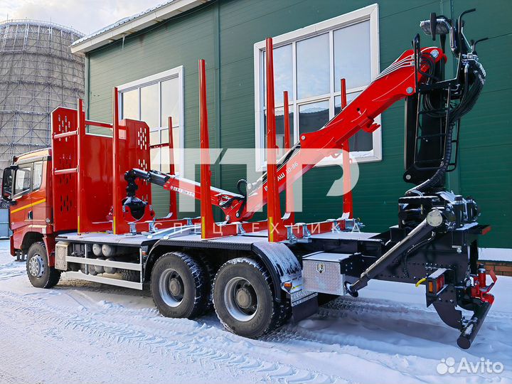 Лесовоз (сортиментовоз) Shacman X3000 с КМУ Велмаш-С, 2025