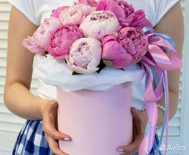 Пионы Розы Доставка