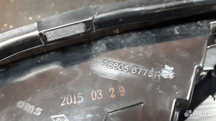 Фара дневного света передняя левая Renault Koleos