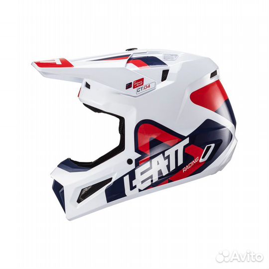 Kpoccoвый Moтoшлем Leatt Moto 3.5 Helmet Royal V24