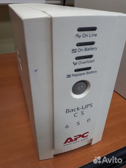 Ибп APC CS650 рабочий