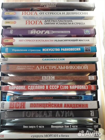 Аудио и видео DVD кассеты