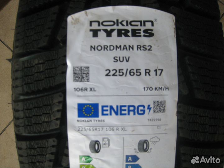 Nokian Tyres Nordman RS2 SUV 225/65 R17 106R