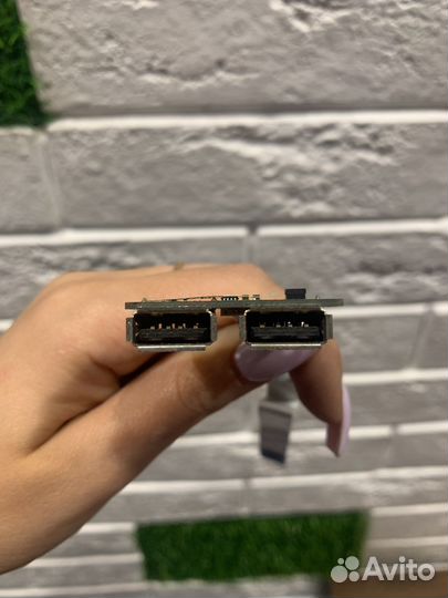 Плата USB разъемов ноутбука HP DV6-1000