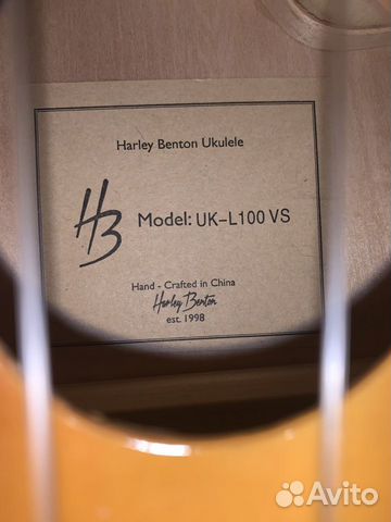Укулеле Harley Benton UK-100VS объявление продам