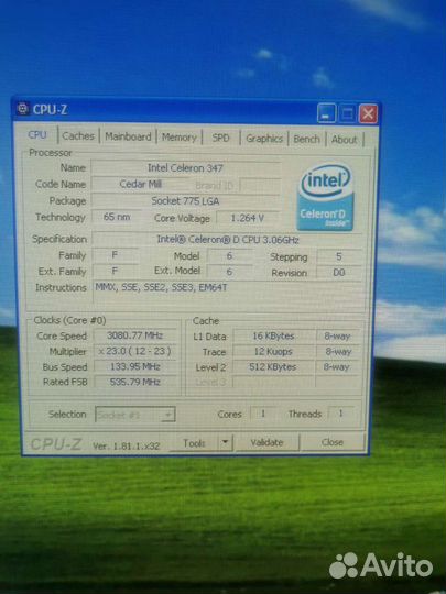Процессоры Intel socket LGA 775