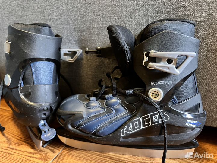 Коньки раздвижные ледовые Roces детские 30-35
