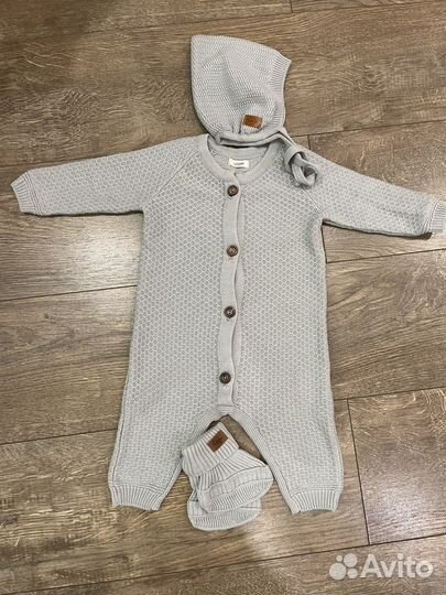 Loomknits комплект :Комбинезон +шапочка+пинетки