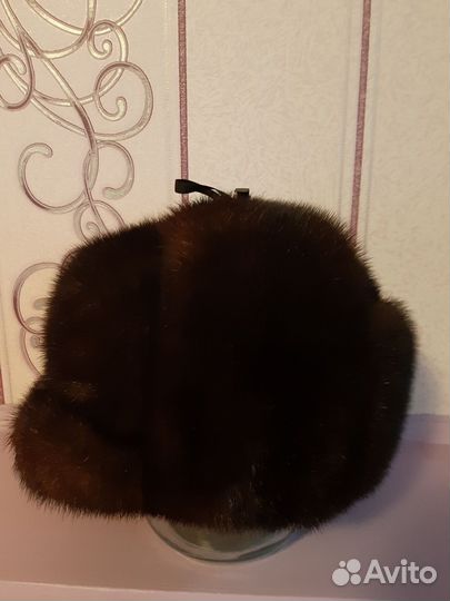 Норковая шапка мужская