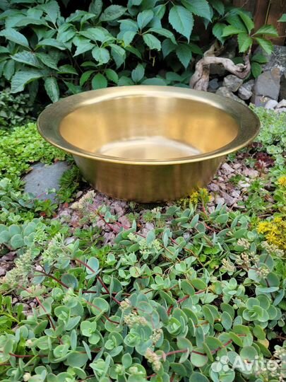 Латунный таз