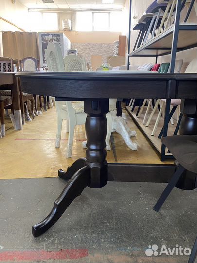 Стол массив «Овал» раздвижной