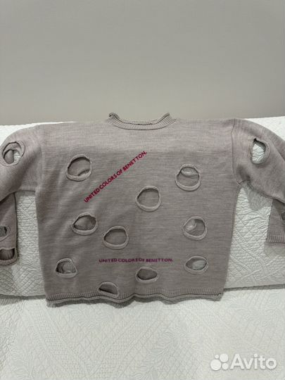 Свитер Benetton шерсть,размер s