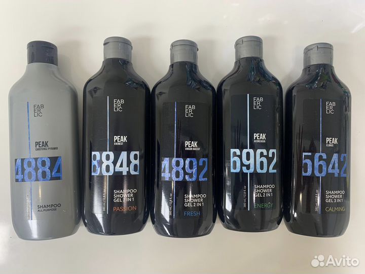 Гель для душа и шампунь мужской