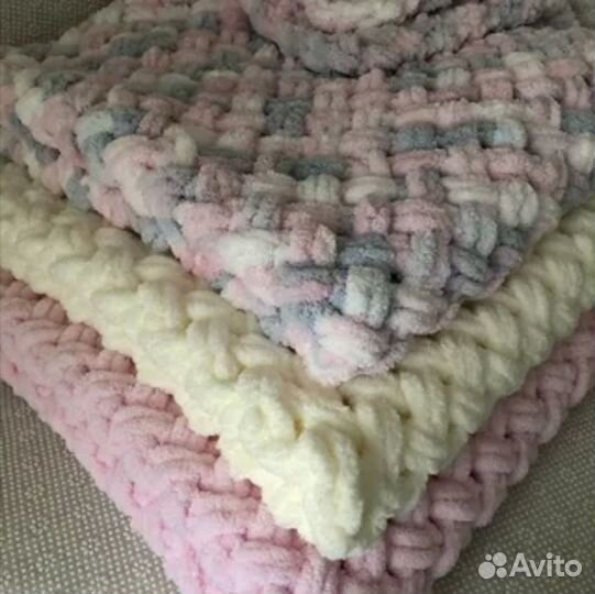 Вазанный плед для ребенка