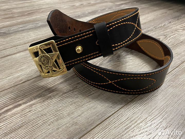 Ремень с пряжкой Адмирала ссср(Ручной работы)