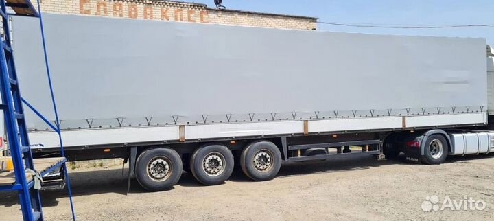 Тенты и полога из пвх ткани штора на полуприцеп