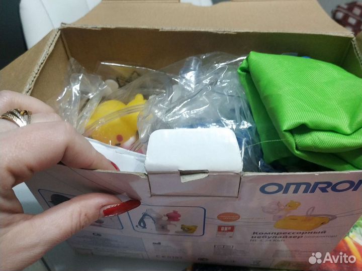 Ингалятор небулайзер omron ne-c24 kids