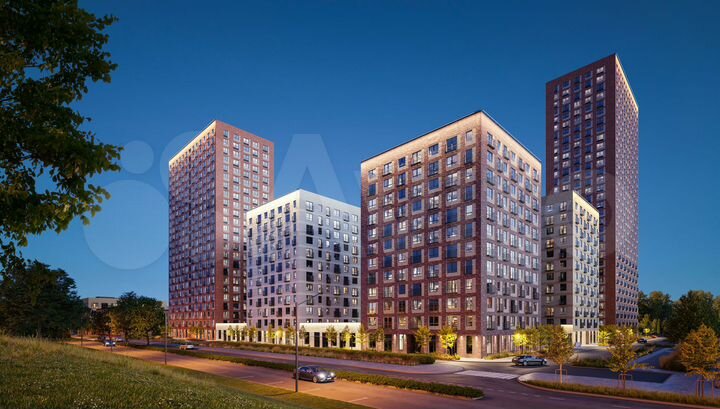 3-к. квартира, 83,4 м², 13/24 эт.