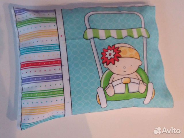 Подушка (новая) в кроватку, коляску