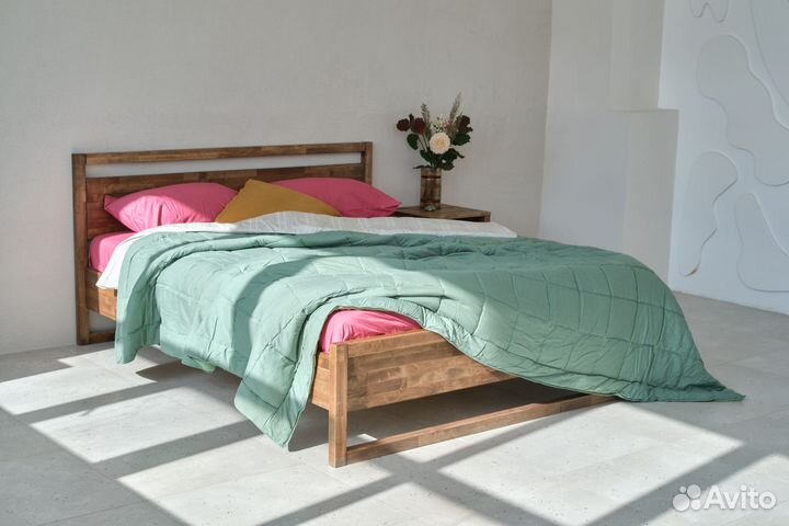 Кровать двуспальная Next 160х200 из массива дерева