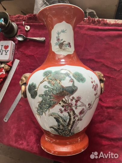 Ваза большая фарфоровая