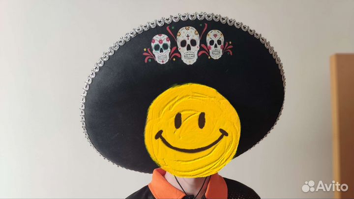 Шляпа мужская самбреро