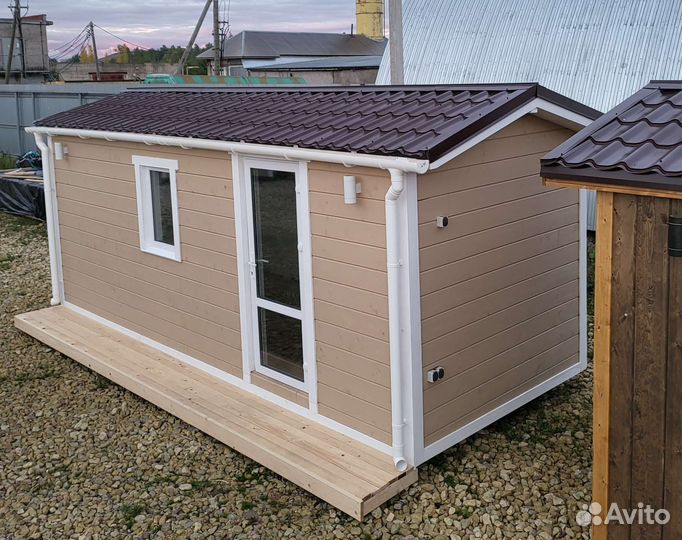 Модульный дачный дом. Мобильный домик - бытовка