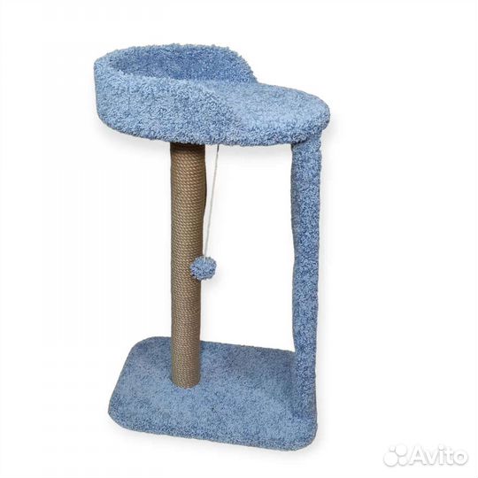 Когтеточка с просторной лежанкой