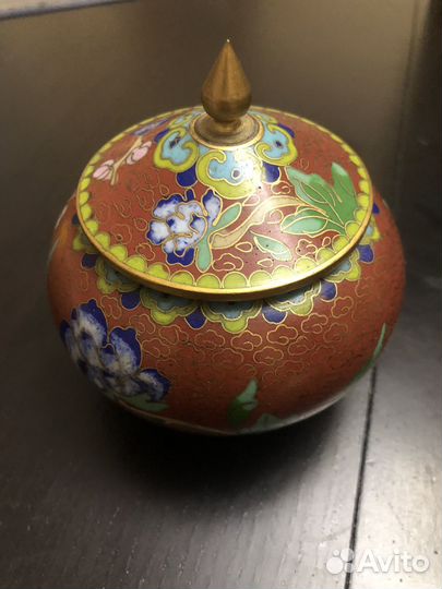 Шкатулка клуазоне