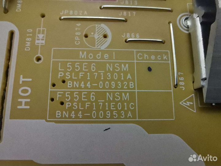 Блок питания BN44-00932B REV1.2 samsung UE55NU7170