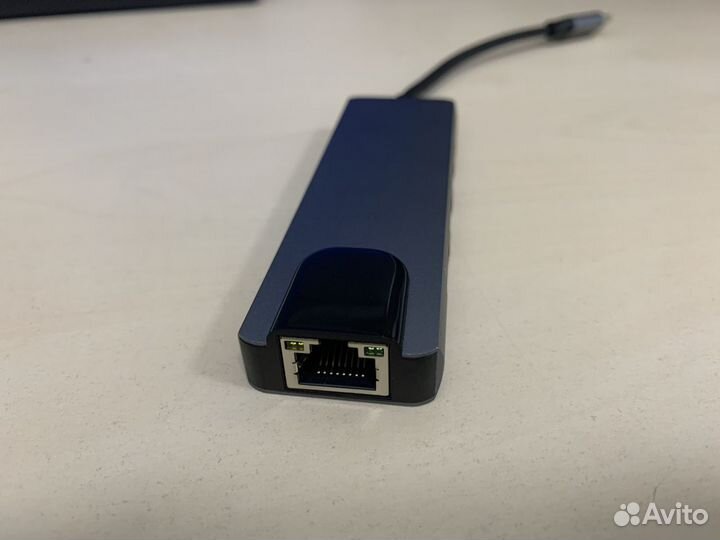 USB-концентратор с Type-C hdmi RJ-45 2xUSB 3.0