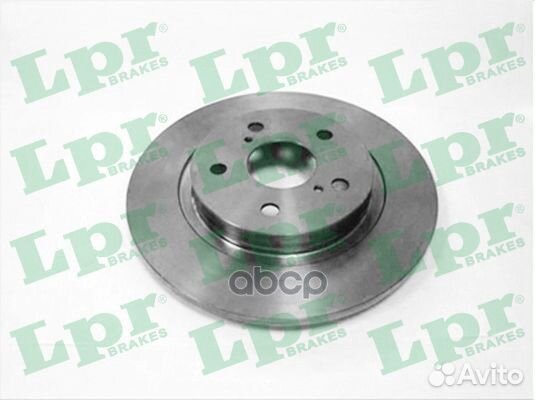 T2060P Диск тормозной toyota avensis 09- задний