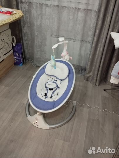 Детские электронные качели для новорожденных