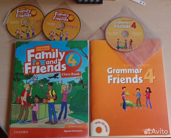 Учебник английского Family and Friends 1, 2, 3, 4