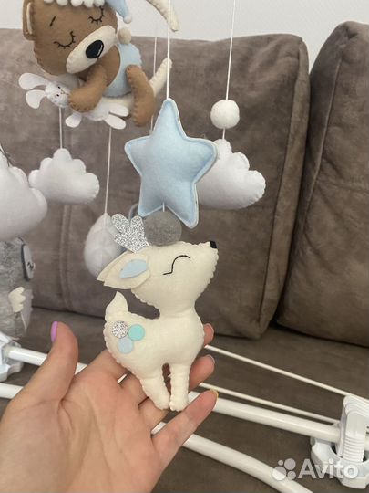 Мобиль музыкальный с держателем