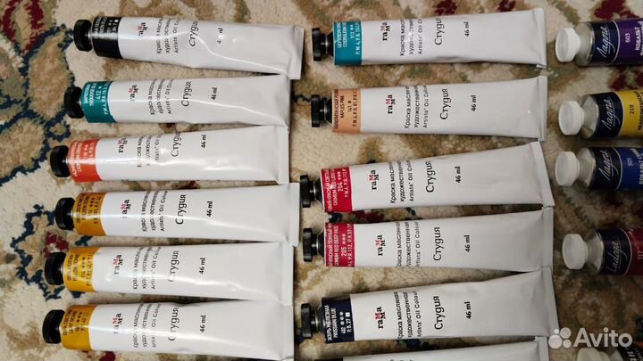 Масляные краски, белила