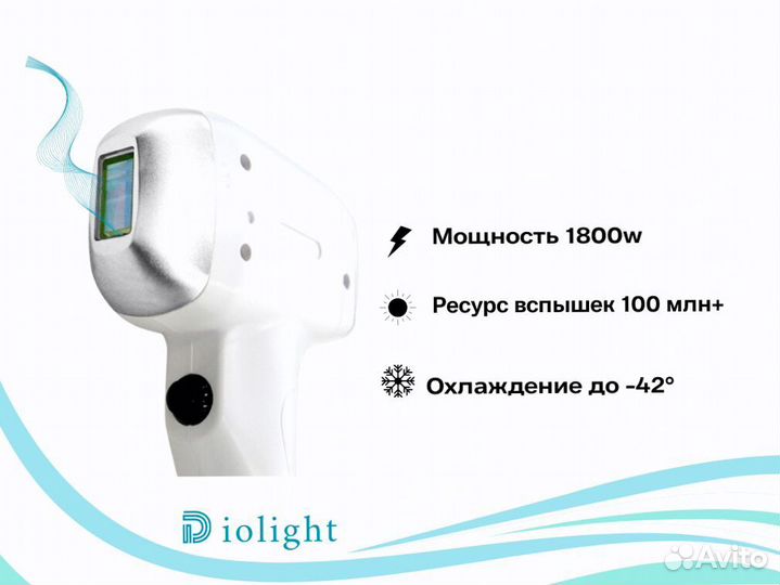 Диодный лазер диолайт Ultra'One 1800cq, рассрочка