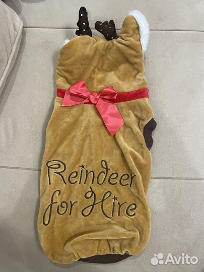 Новогодний наряд для собачки среднего размера