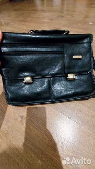 Мужской кожаный портфель